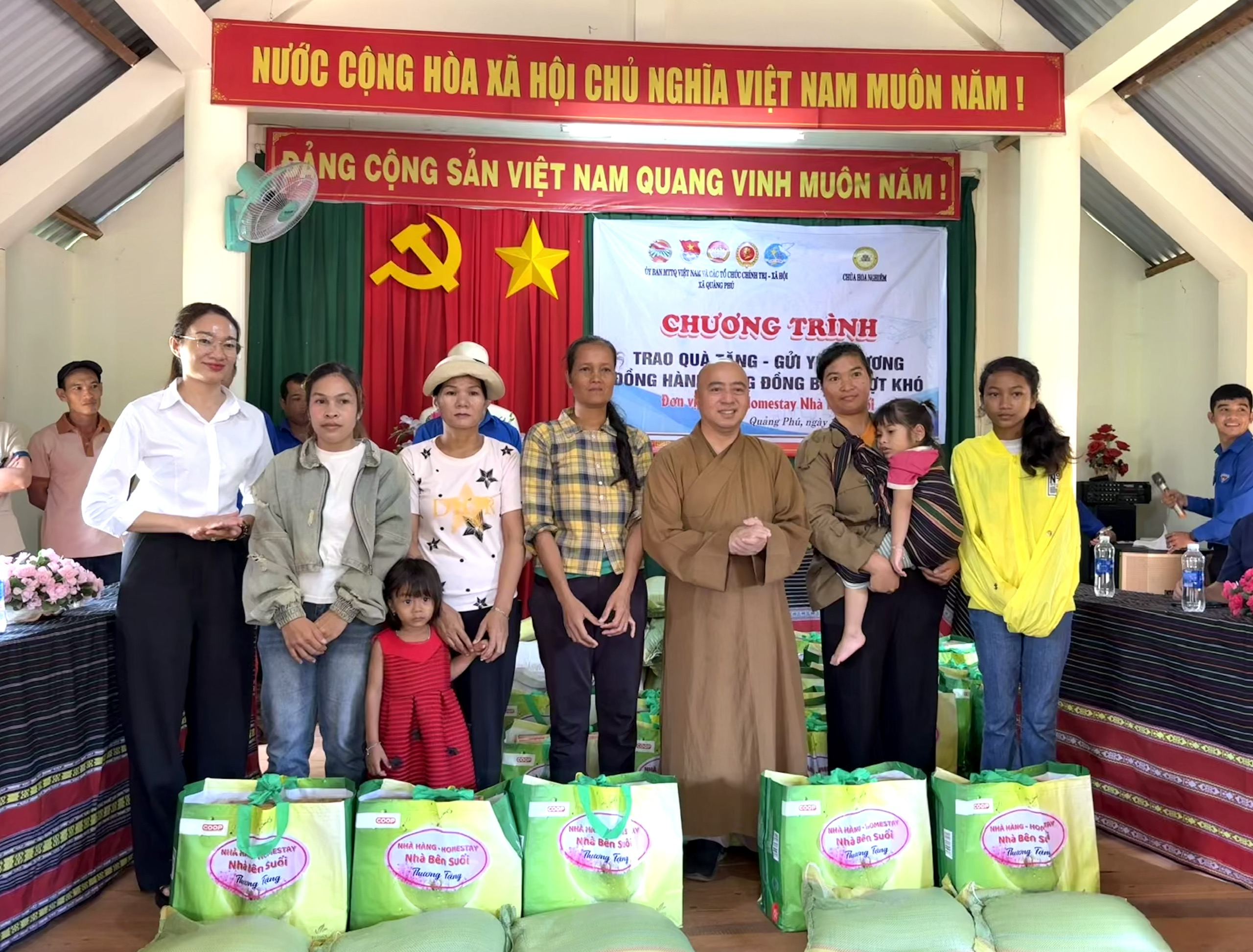 Chùa Hoa Nghiêm tổng giá trị các hoạt động từ thiện, nhân đạo mỗi năm đạt bình quân trên 1,5 tỷ đồng
